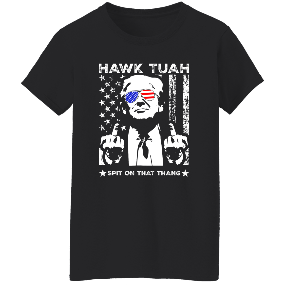 Hawk Tuah Spit On That Thang Trump Shirt TH10 62925