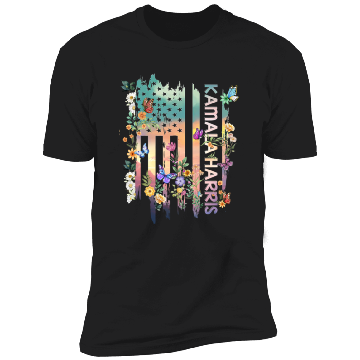 Kamala Harris With Colorful Flower Shirt TH10 N369 63507