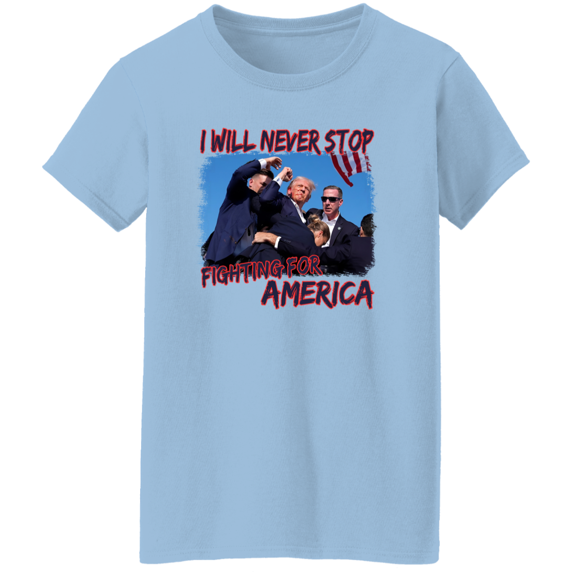 I Will Never Stop Fi**ting For America Bright Shirt TH10 63177