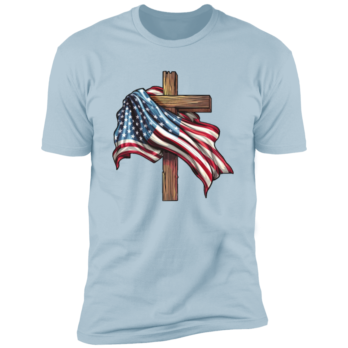 Christian American Sublimation 4th Of July Shirt TH10  62615
