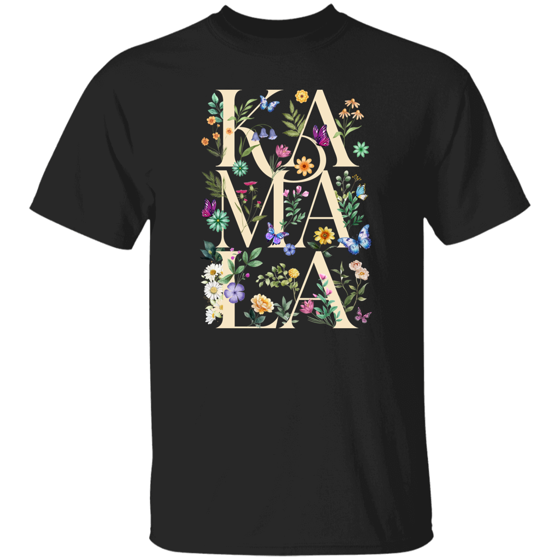 Kamala Harris Voting 2024 Presidential Election Botanical Dark Shirt HO82 65112