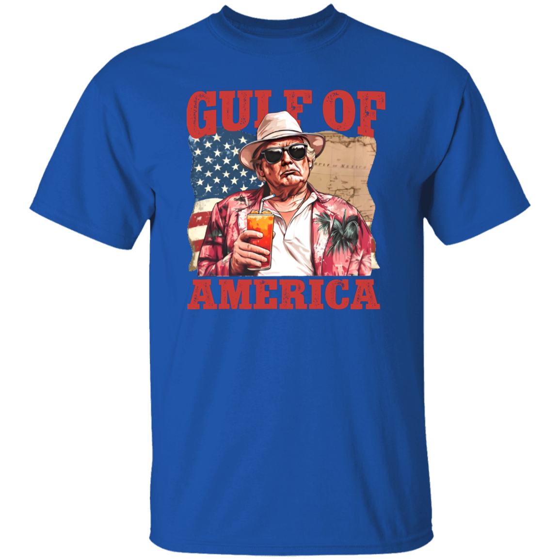 President Trump Gulf of America, Gulf of Mexico to Gulf of America Dark Shirt HA75 64330