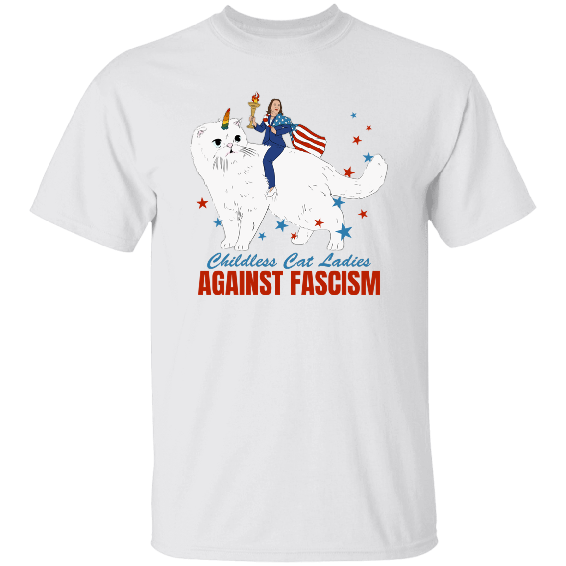Childless Cat Ladies Against Fascism Bright Shirt HA75 63484