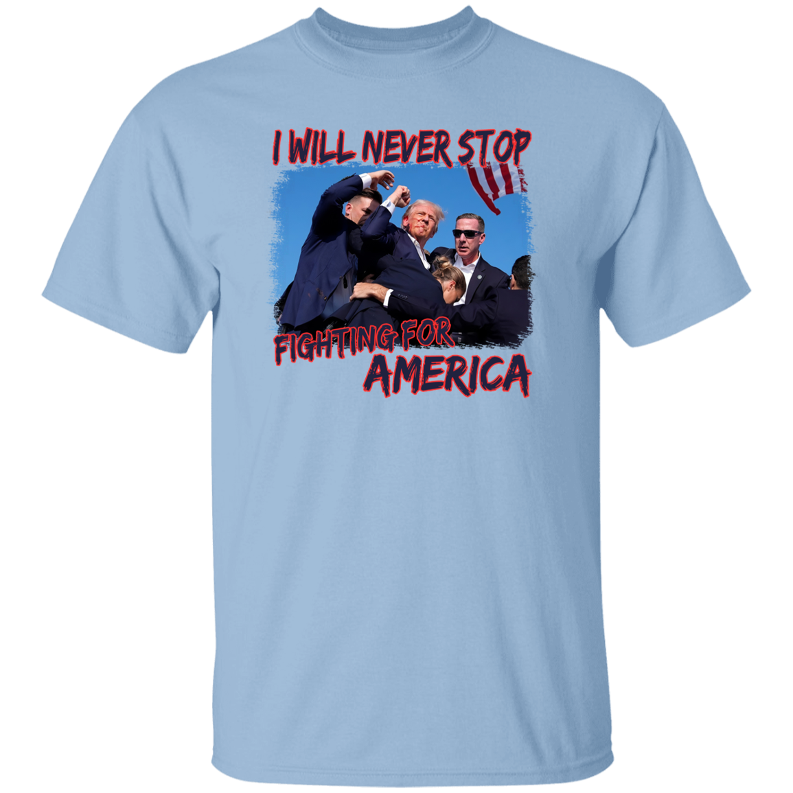 I Will Never Stop Fi**ting For America Bright Shirt TH10 63177
