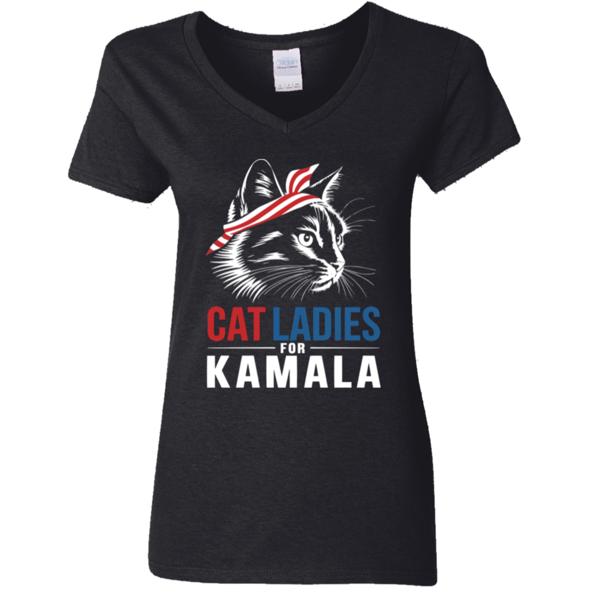 Cat Ladies For Kamala Shirt | Kamala Harris 2024 Shirt HA75 63576