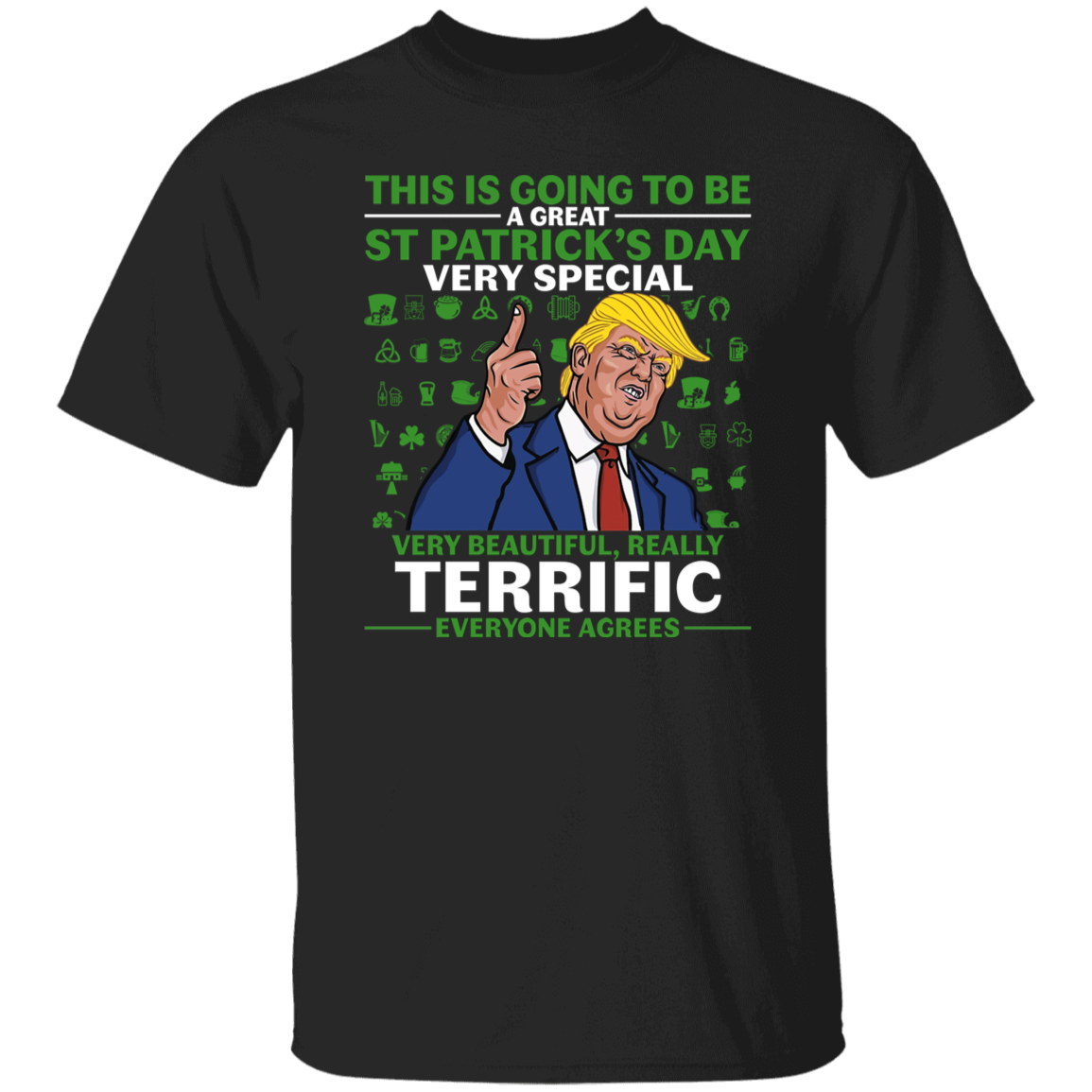 Donald Trump St Patrick's Day - Lucky Irish Dark Shirt HO82 65604