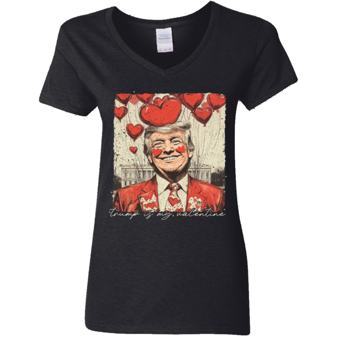 Trump Is My Valentine Dark Shirt TH10 64257