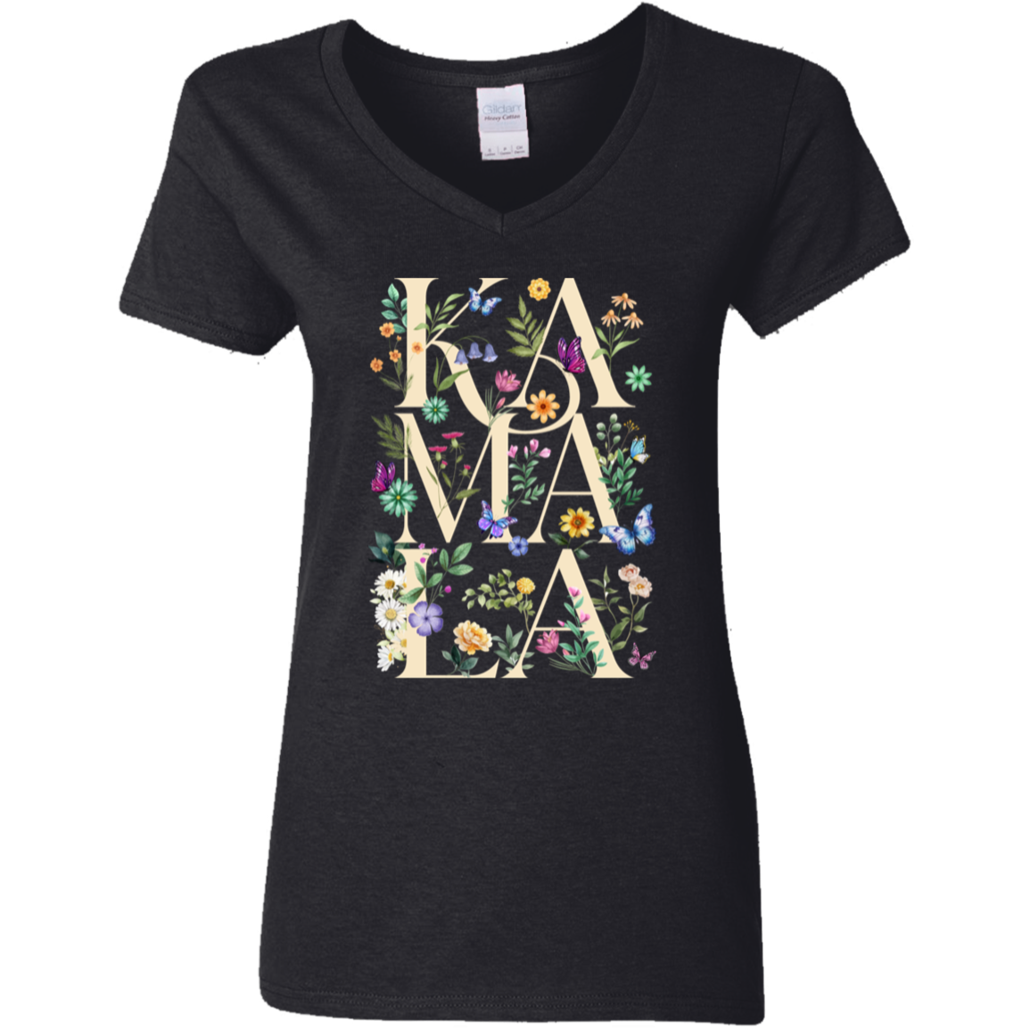 Kamala Harris Voting 2024 Presidential Election Botanical Dark Shirt HO82 65112