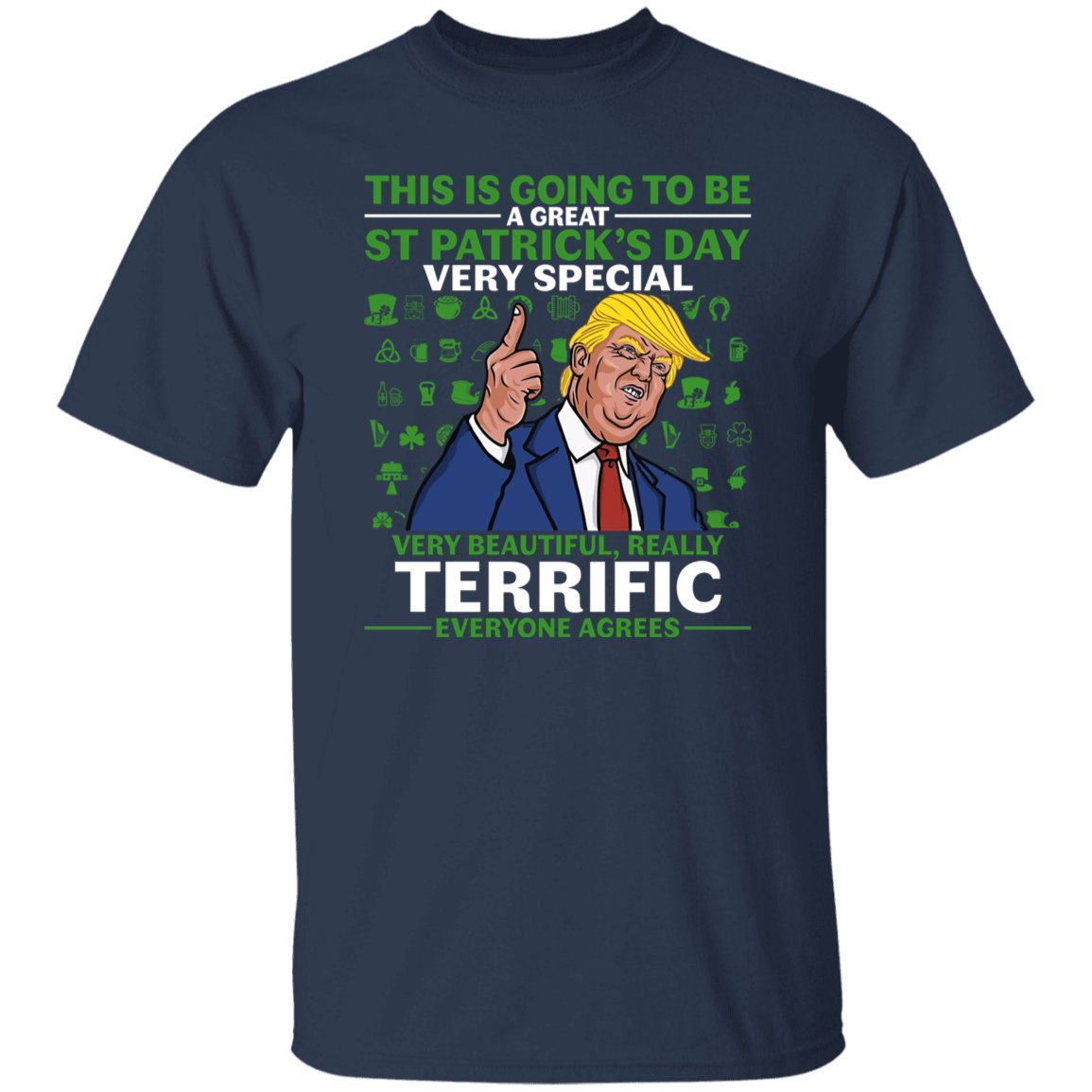 Donald Trump St Patrick's Day - Lucky Irish Dark Shirt HO82 65604