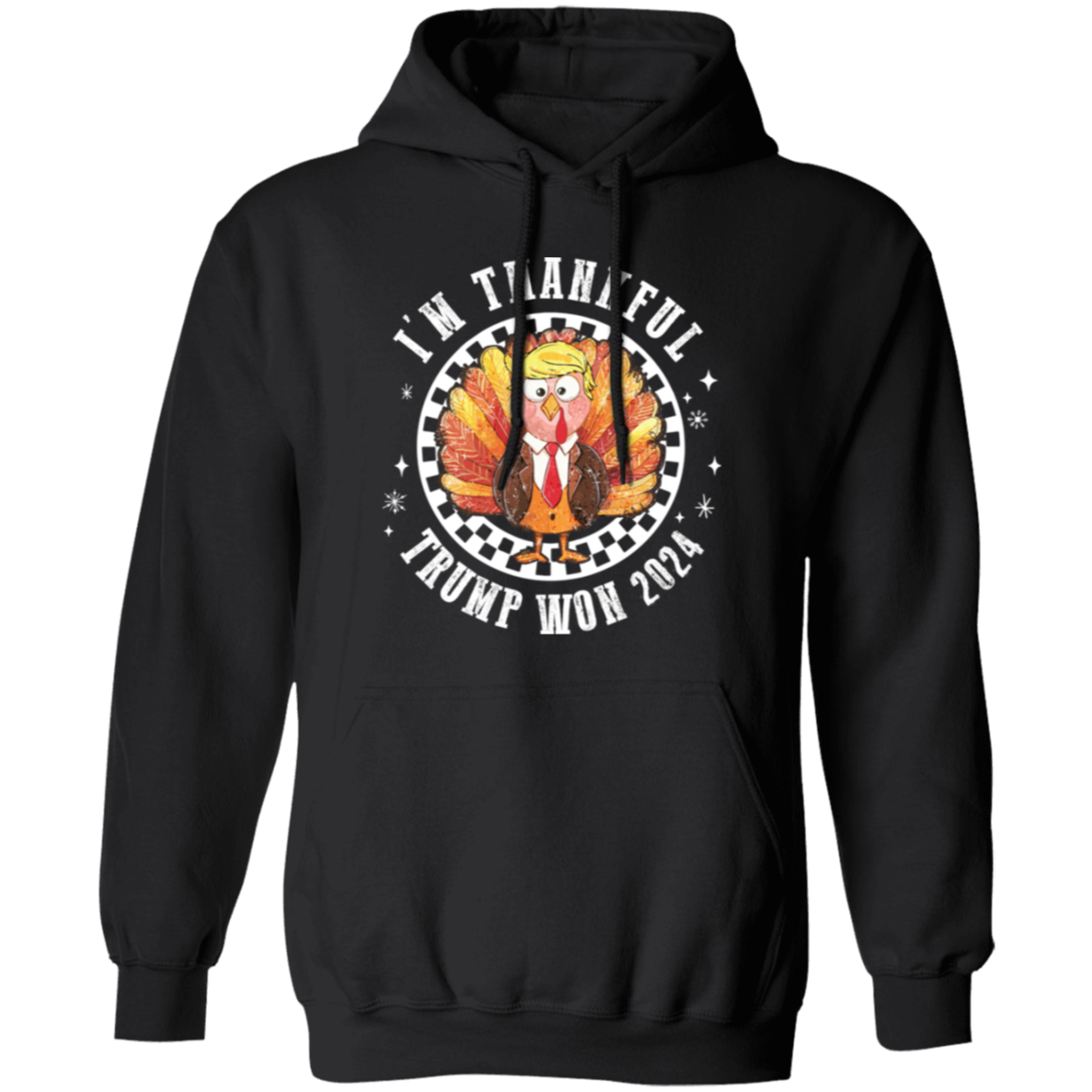 Trump Won 2024 I'm Thankful Dark Shirt HO82 65480