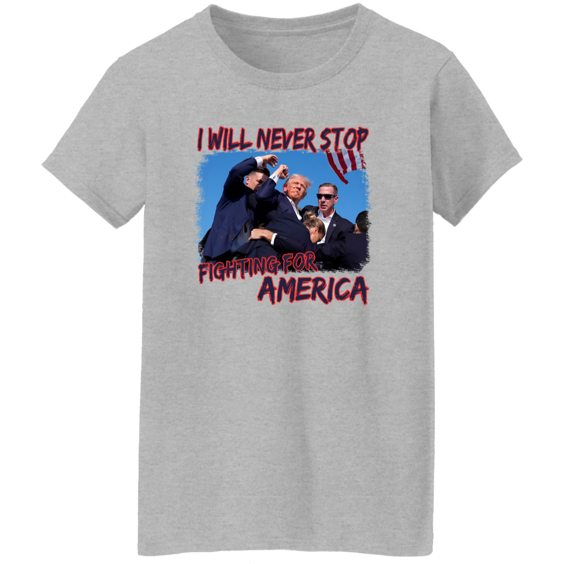 I Will Never Stop Fi**ting For America Bright Shirt TH10 63177