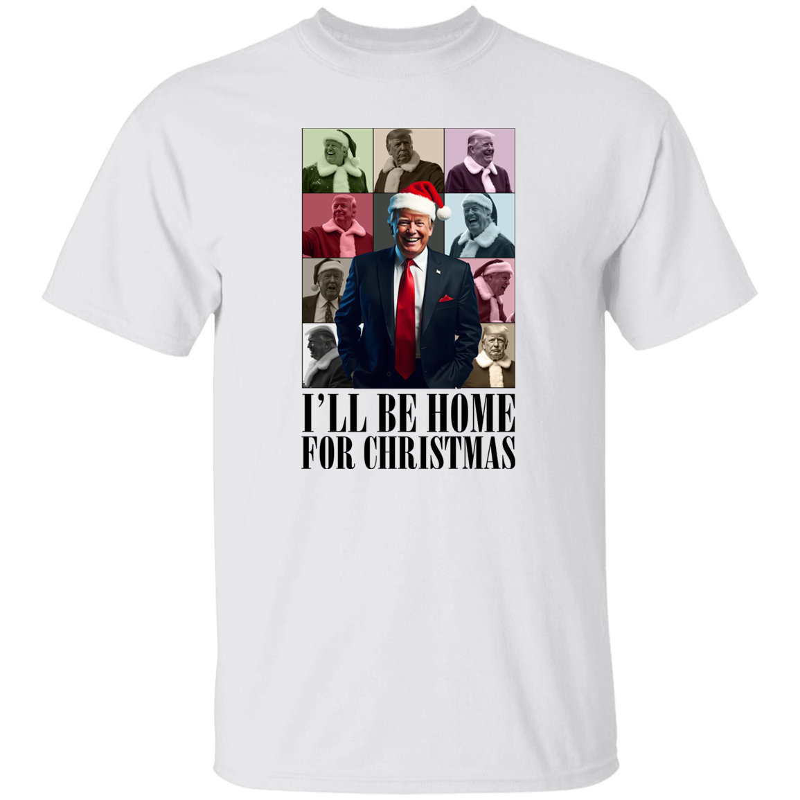 I'll Be Home For Christmas Donald Trump Shirt HA75 63644