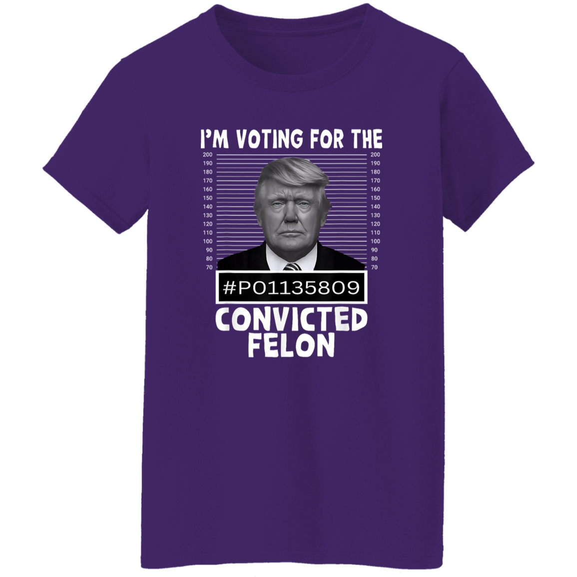 I'm Voting For The Convicted Felon Trump 2024 Shirt TH10 62693