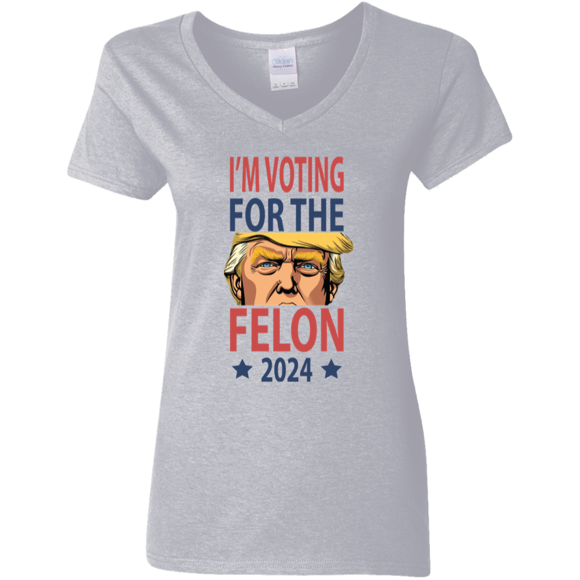 I'm Voting For The Felon Donald Trump 2024 For Independence Day Bright Shirt HO82 62668