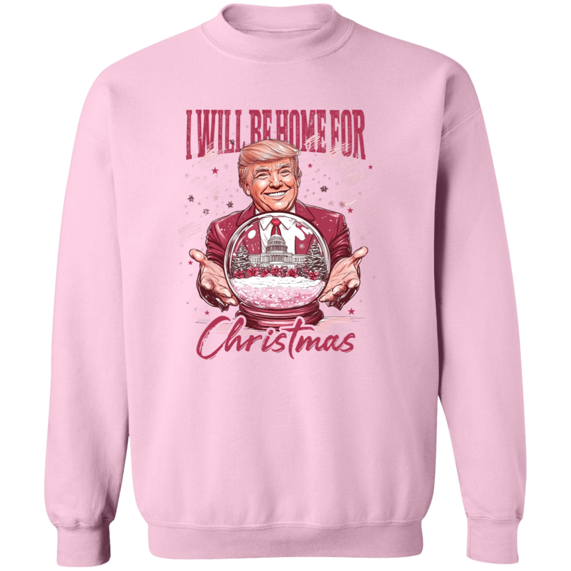 Trump I'll Be Home for Christmas - Republican Christmas Shirt HA75 63730