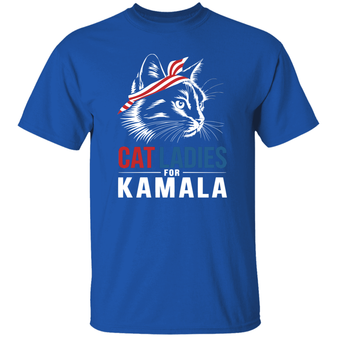 Cat Ladies For Kamala Shirt | Kamala Harris 2024 Shirt HA75 63576