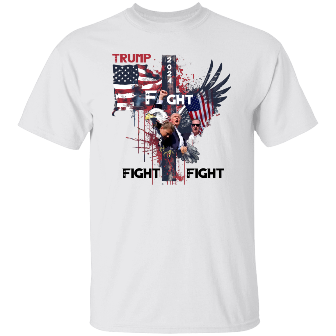 Trump Fight Fight Fight Bright Shirt HO82 65394