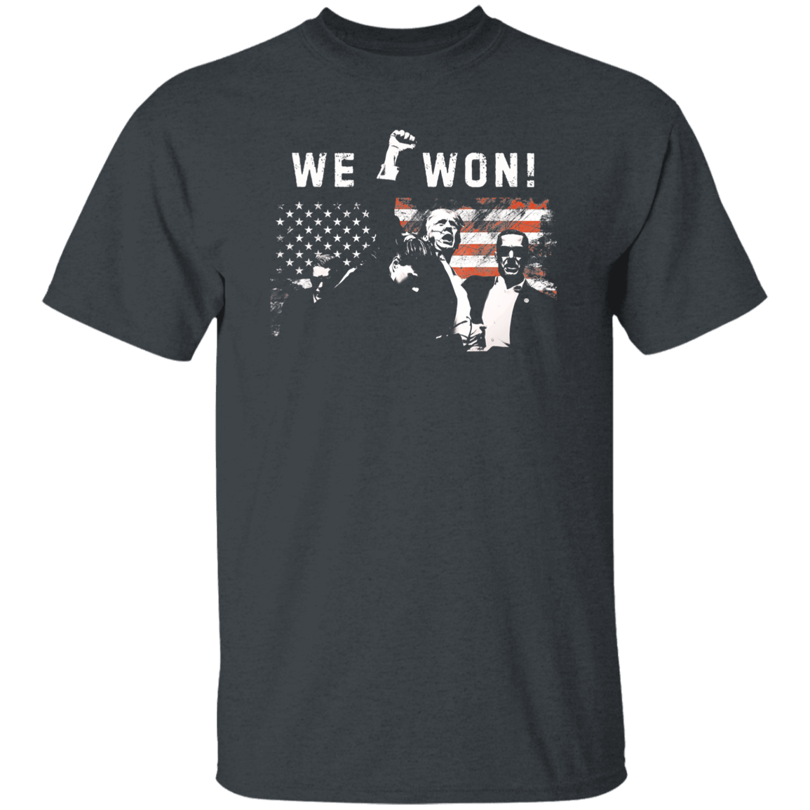 Trump We Won Inauguration 47 US President 2025 Election Dark Shirt HO82 65224