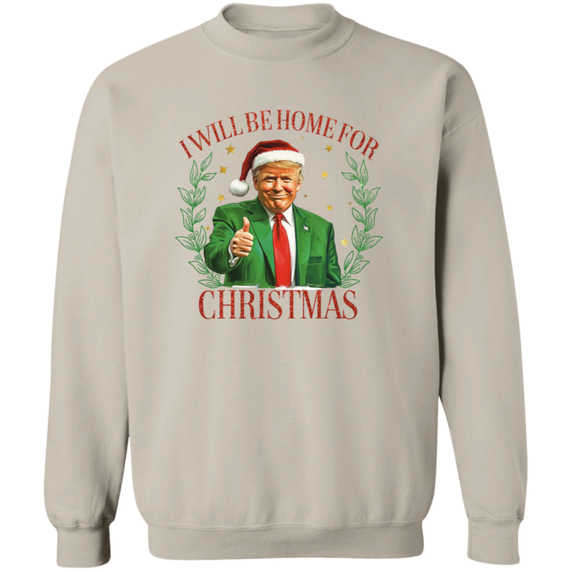 Trump Christmas Shirt - I'll Be Home for Christmas Shirt HA75 63702