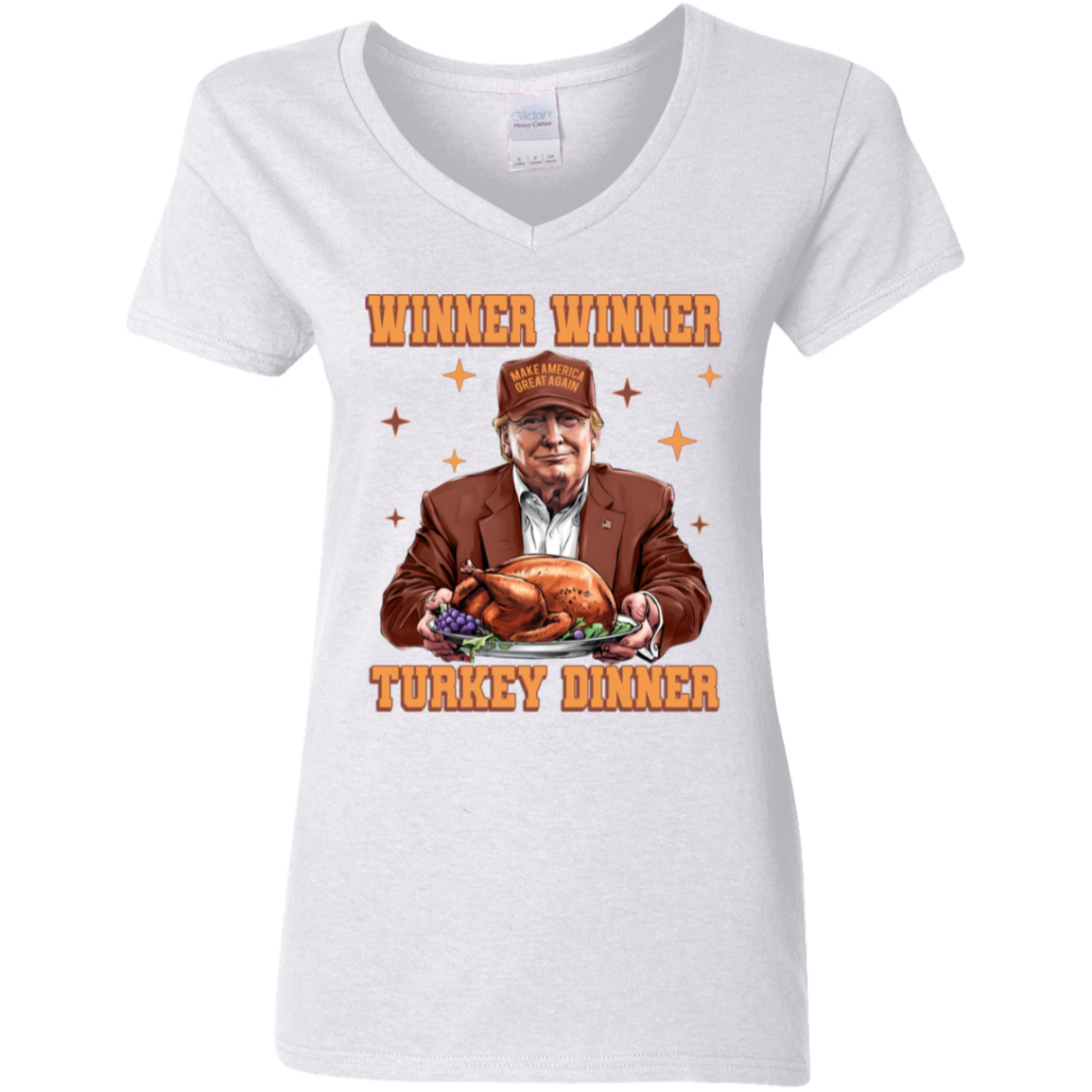 Trump Great Again Winner Turkey Dinner Bright Shirt LM32 63913