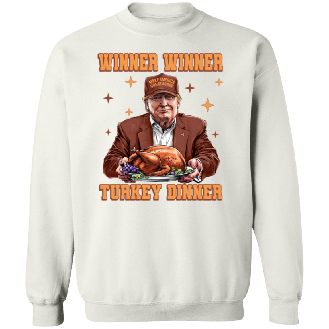 Trump Great Again Winner Turkey Dinner Bright Shirt LM32 63913