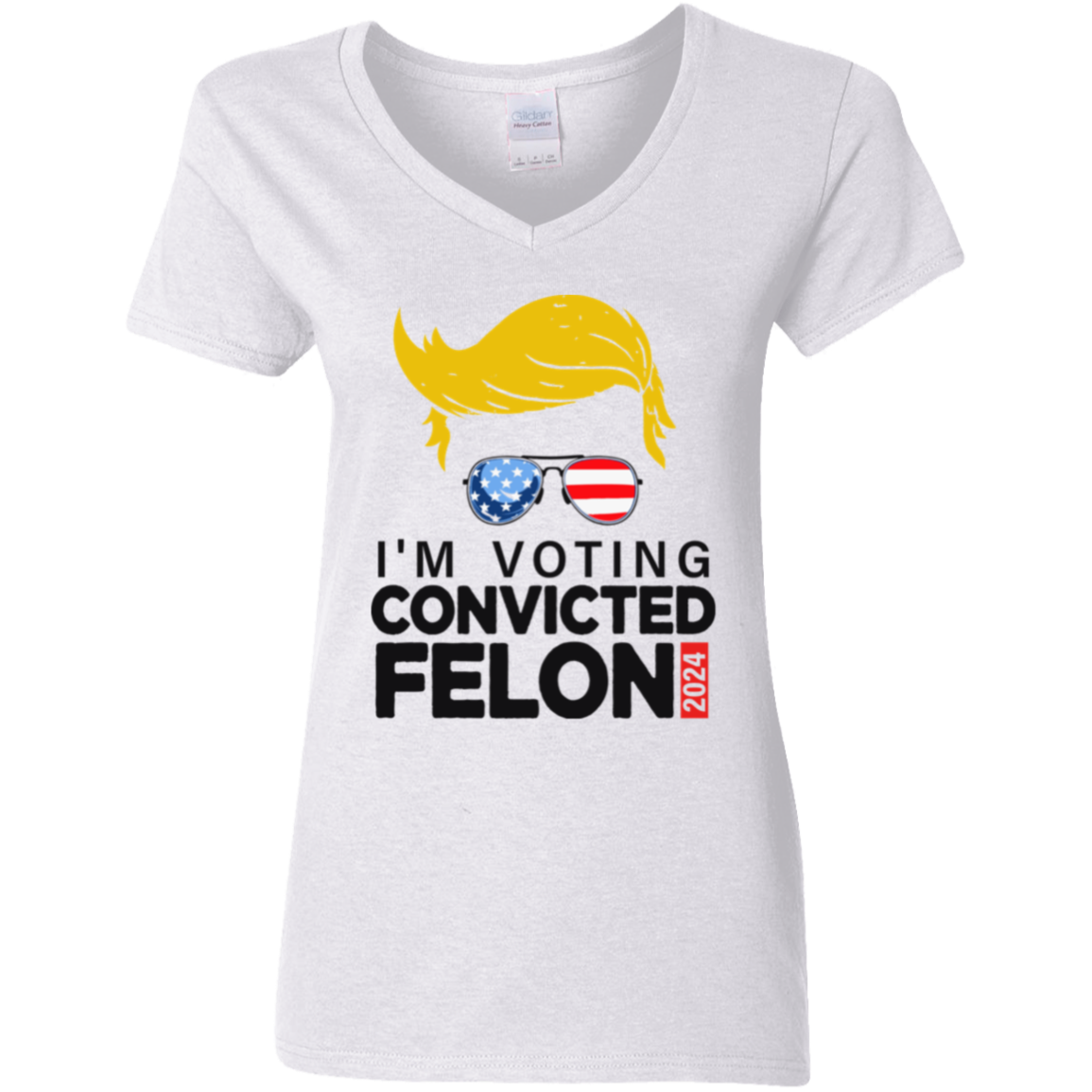 Donald Trump I'm Voting Convicted Felon 2024 Shirt DM01 62795