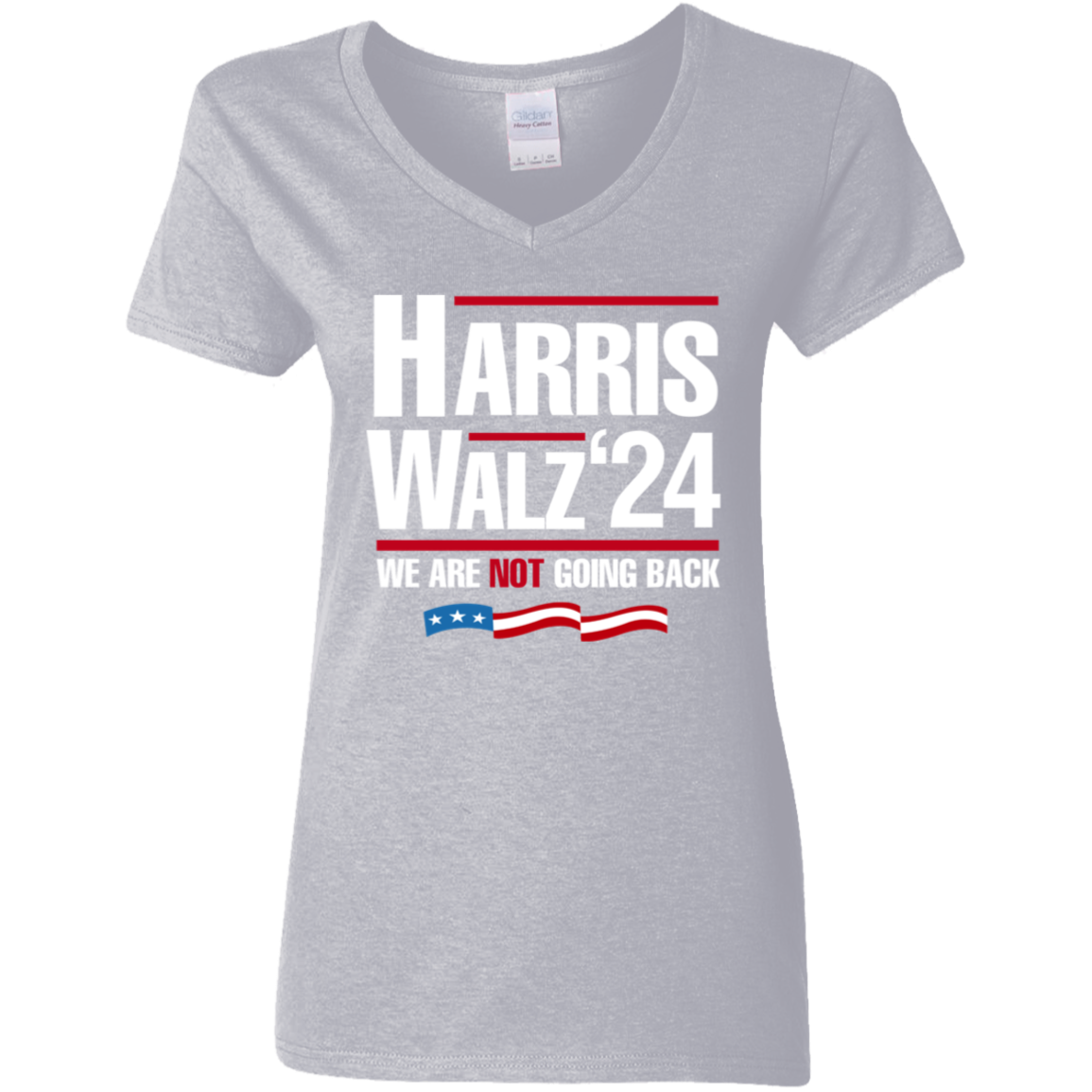 Harris Walz 2024 We Are Not Going Back Shirt HA75 63446