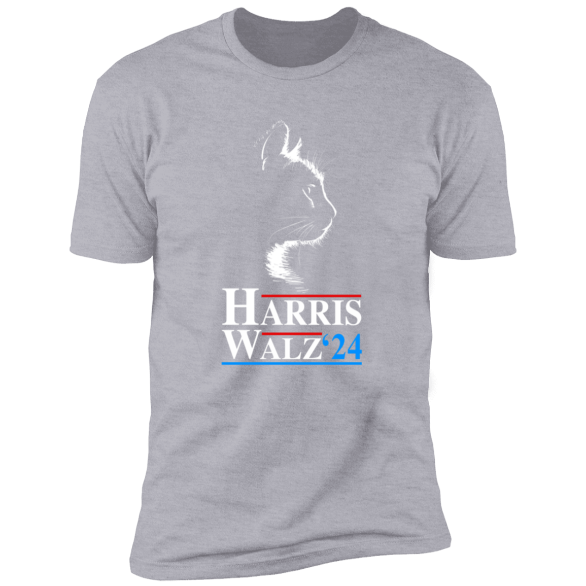 Harris Waltz 2024 Election Funny Cat Kamala Harris Dark Shirt HO82 65086