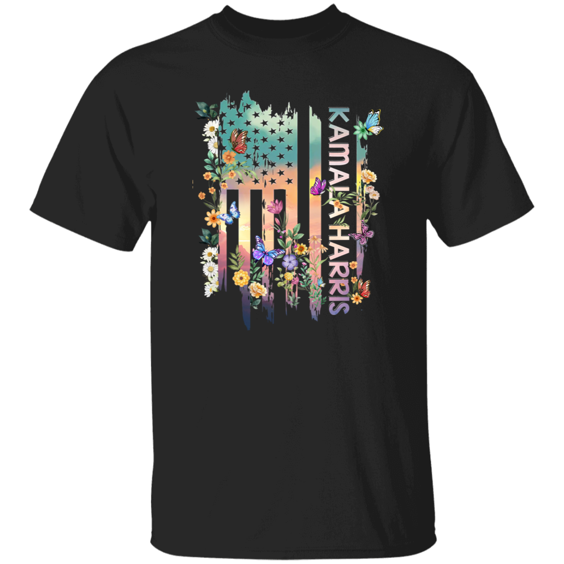 Kamala Harris With Colorful Flower Shirt TH10 N369 63507