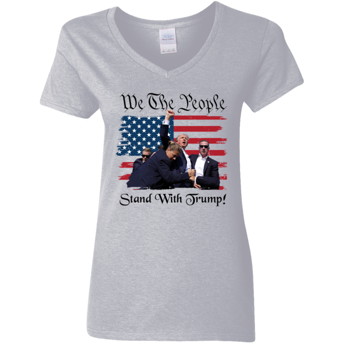 We The People Stand With Trump Bright Shirt HA75 63314