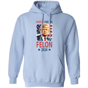 Independence Day I'm Voting For The Felon Donald Trump 2024 Bright Shirt HO82 62666