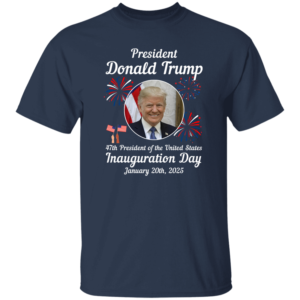47th President Donald Trump Inauguration Day Dark Shirt HO82 65620