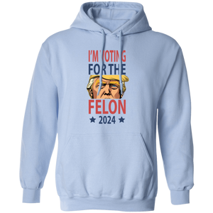 I'm Voting For The Felon Donald Trump 2024 For Independence Day Bright Shirt HO82 62668