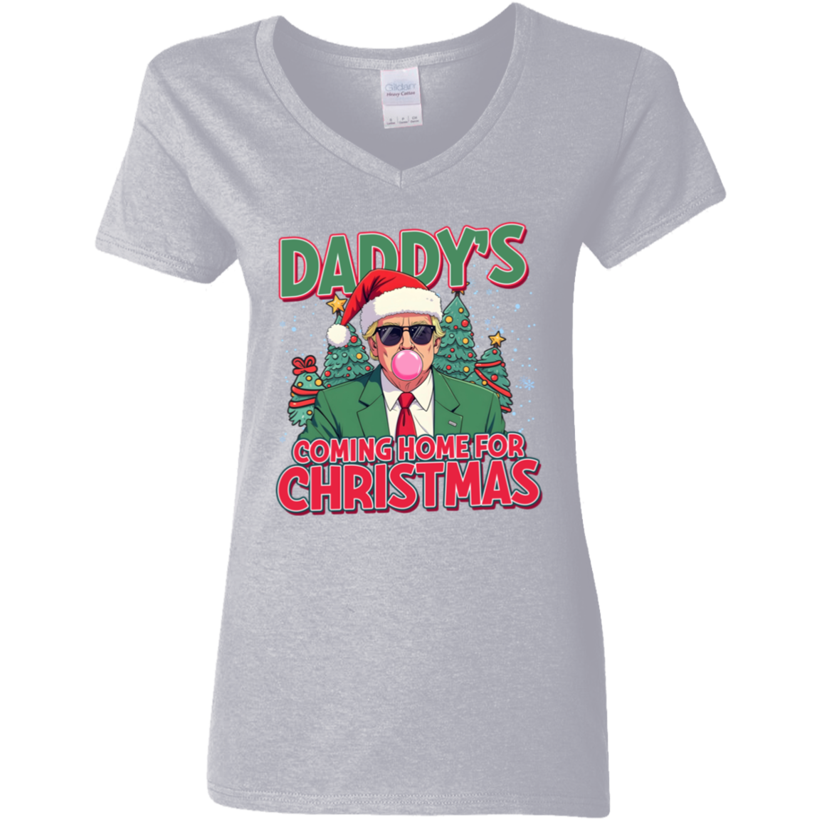 Daddy's Coming Home For Christmas Dark Shirt TH10 64061