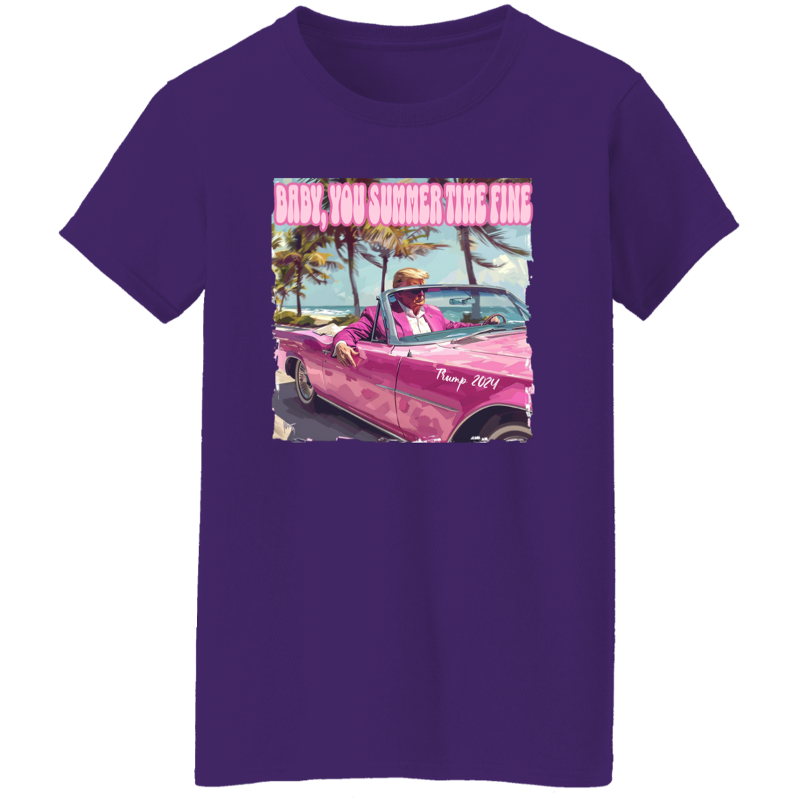 Baby You Summer Time Fine Trump Dark Shirt TH10 62533