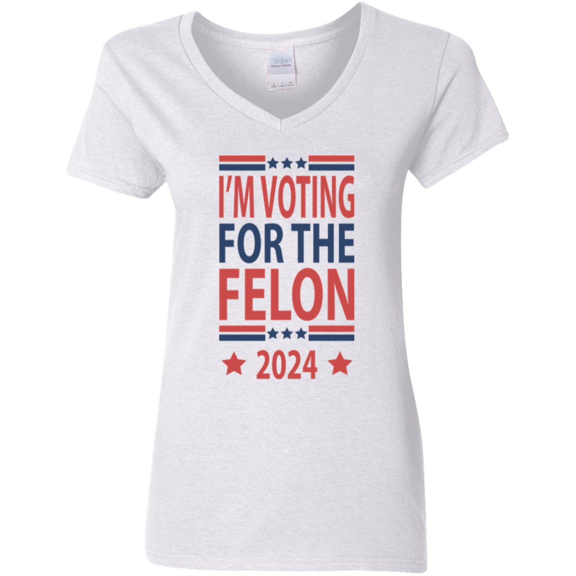Independence Day Voting For The Felon America President Trump 2024 Bright Shirt HO82 62670