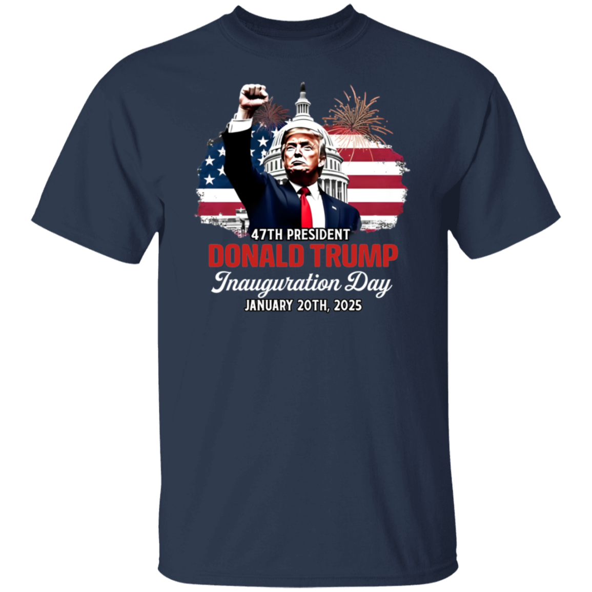 Donald Trump Inauguration Day Keep Calm And Celebrate The Win Dark Shirt LM32 65159