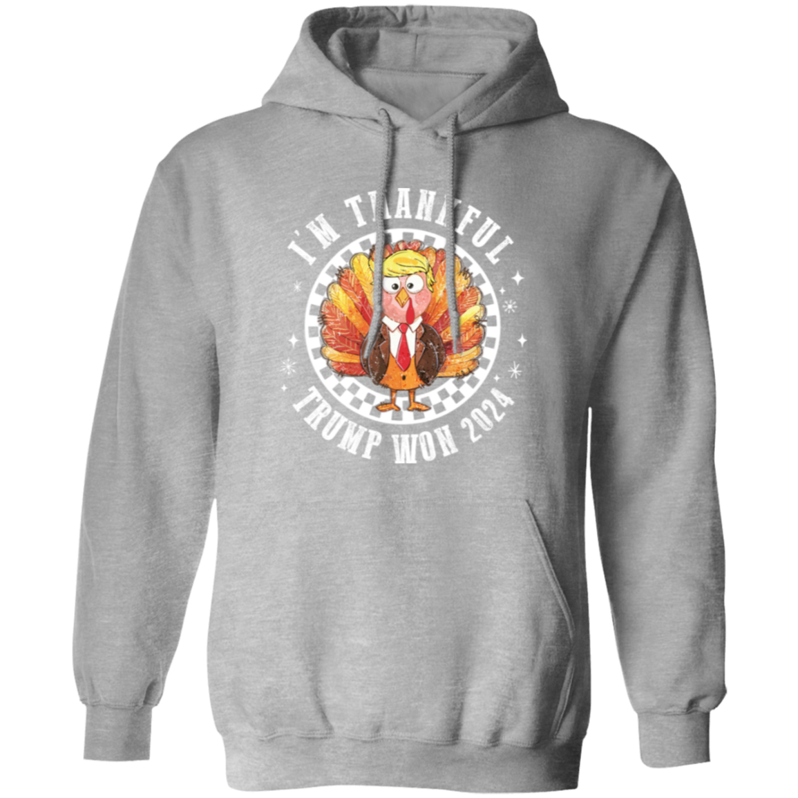 Trump Won 2024 I'm Thankful Dark Shirt HO82 65480