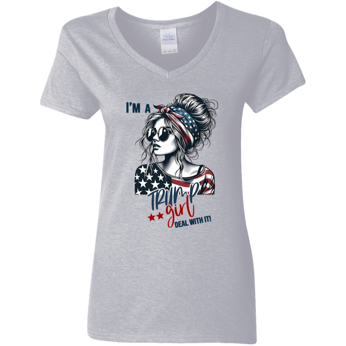 I'm A Trump Girl Deal With It Bright Shirt TH10 63543