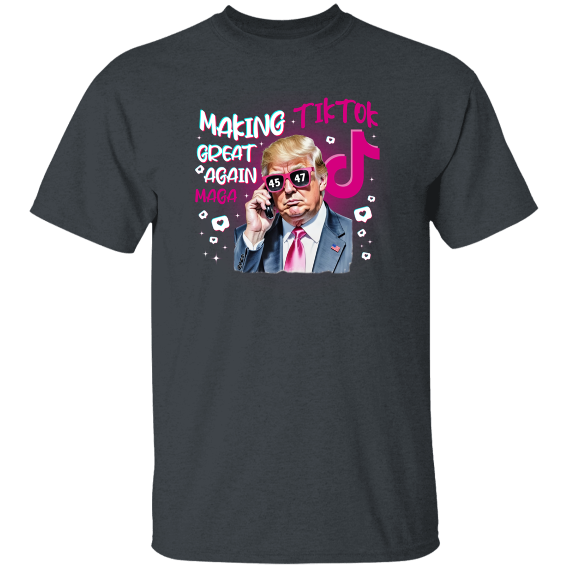 Trump Save Tiktok - Making TikTok Great Again Dark Shirt CH07 67298