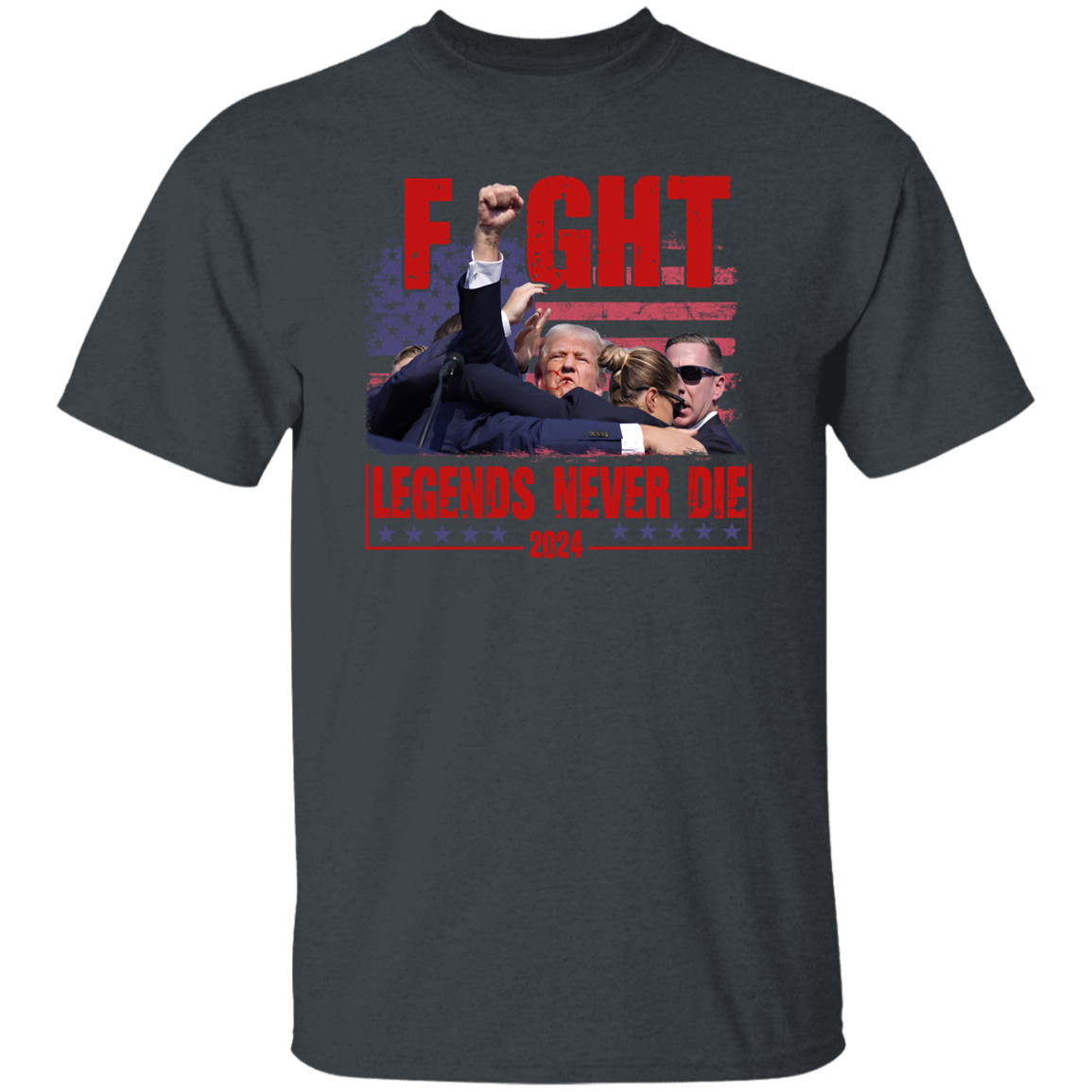 Trump F**ht - Legends Never D** 2024 Shirt HA75 63126