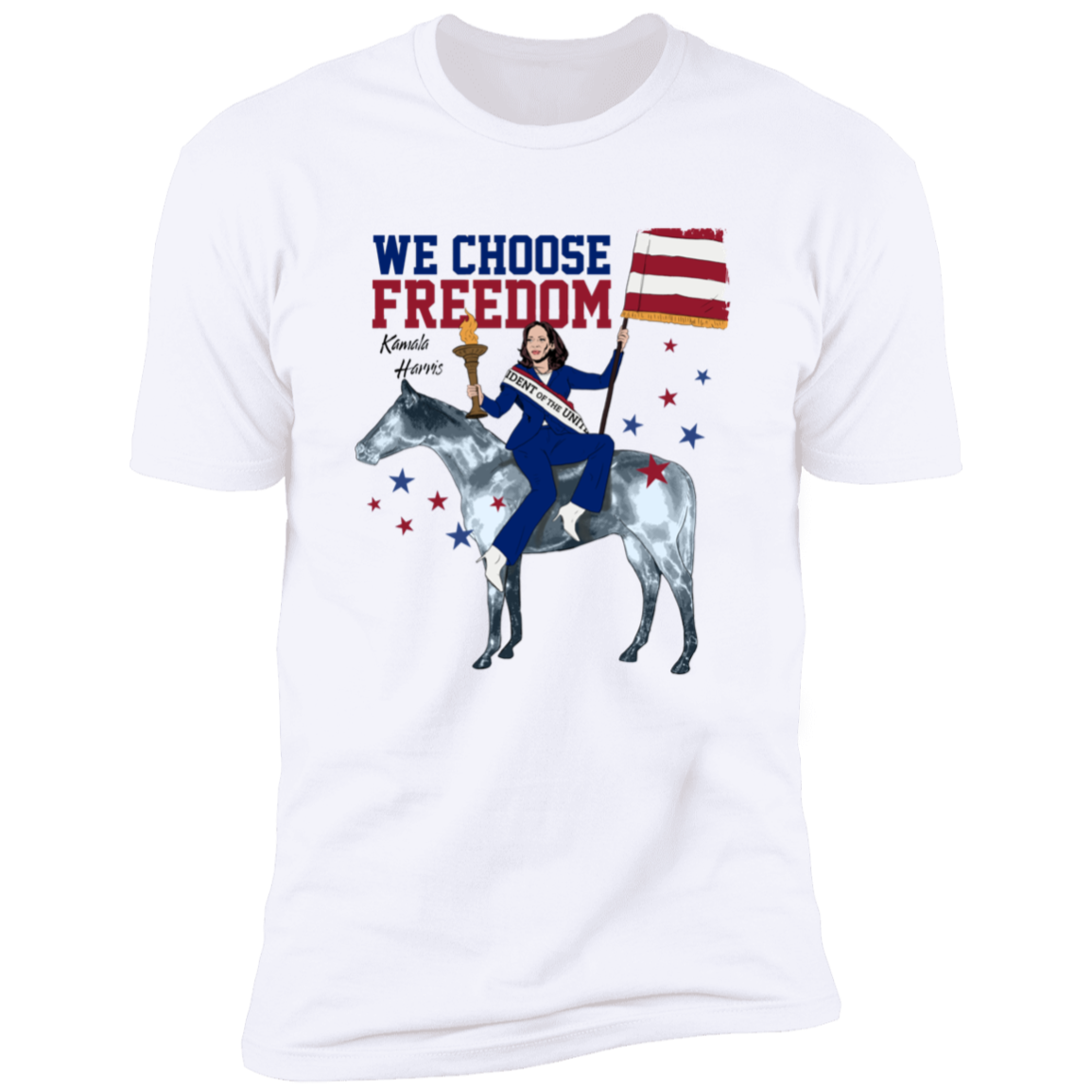 Kamala Harris We Choose Freedom Bright Shirt HA75  63486