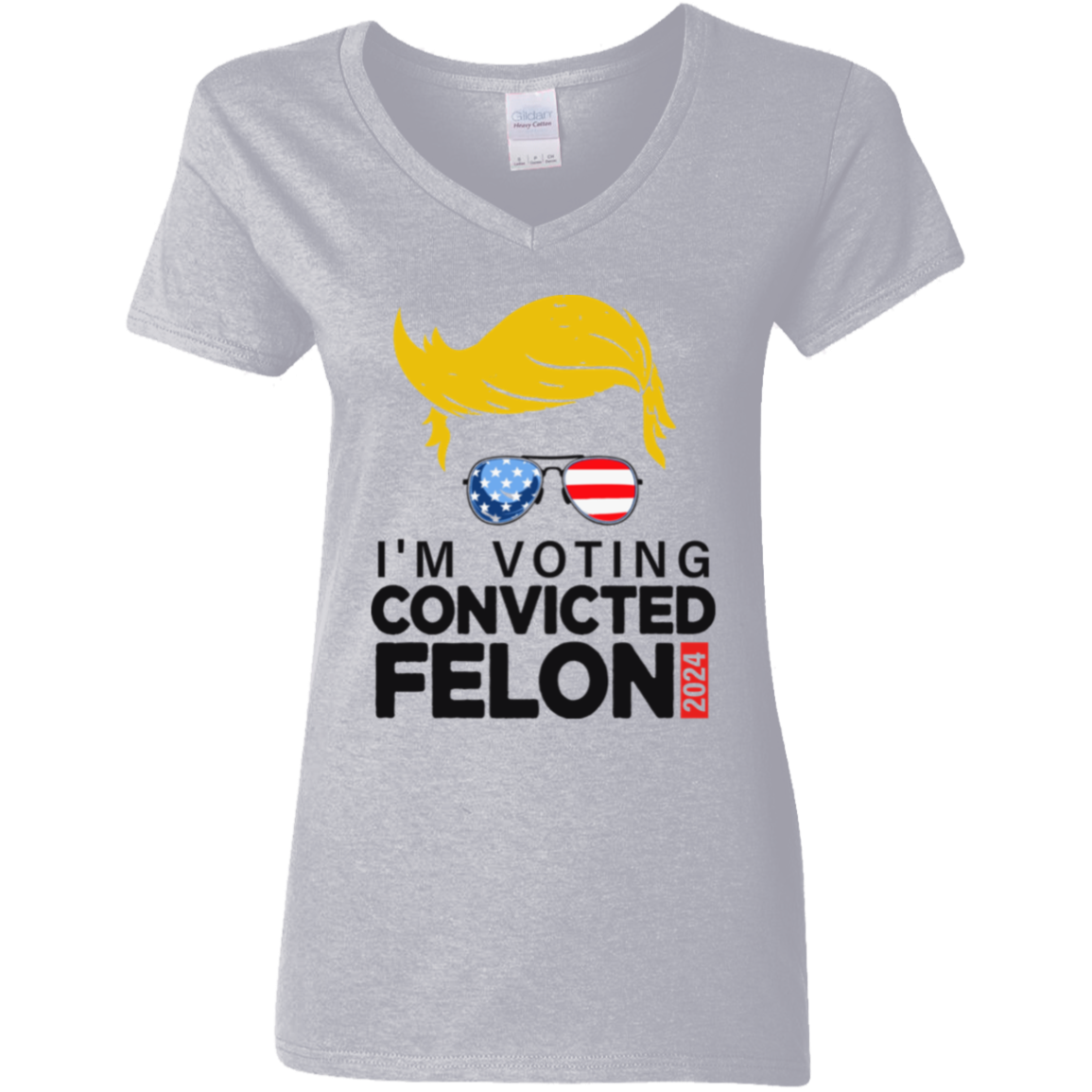 Donald Trump I'm Voting Convicted Felon 2024 Shirt DM01 62795