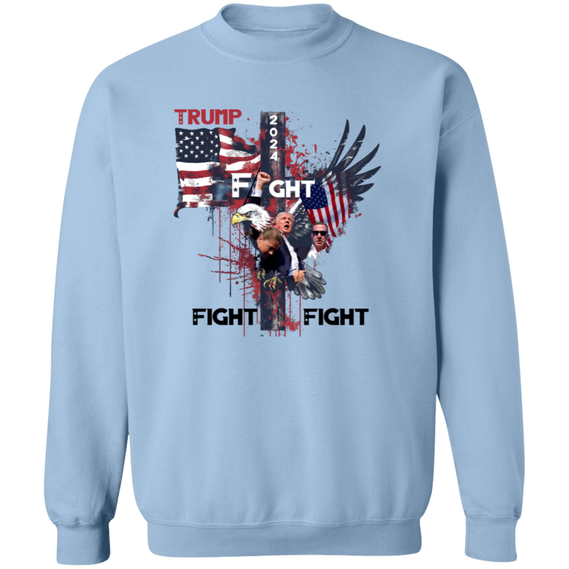 Trump Fight Fight Fight Bright Shirt HO82 65394