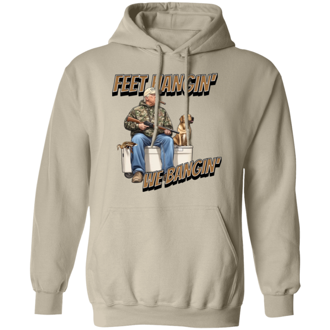 Trump Hunting Feet Hangin' We Bangin' Original Bright Shirt LM32 63855