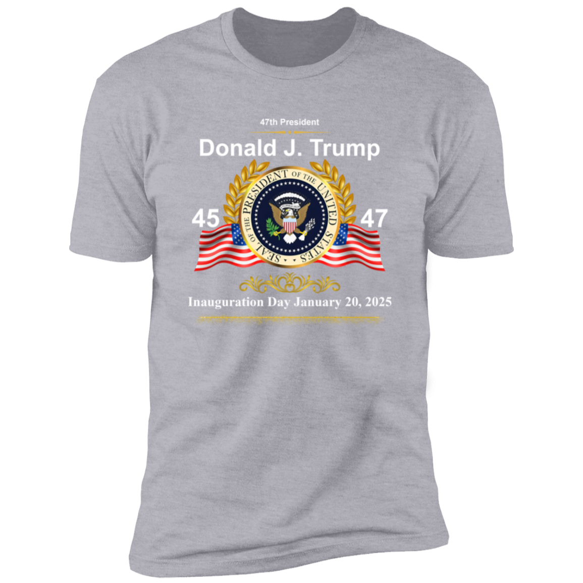 Donald J. Trump President 47 Inauguration Day Dark Shirt HA75 67226
