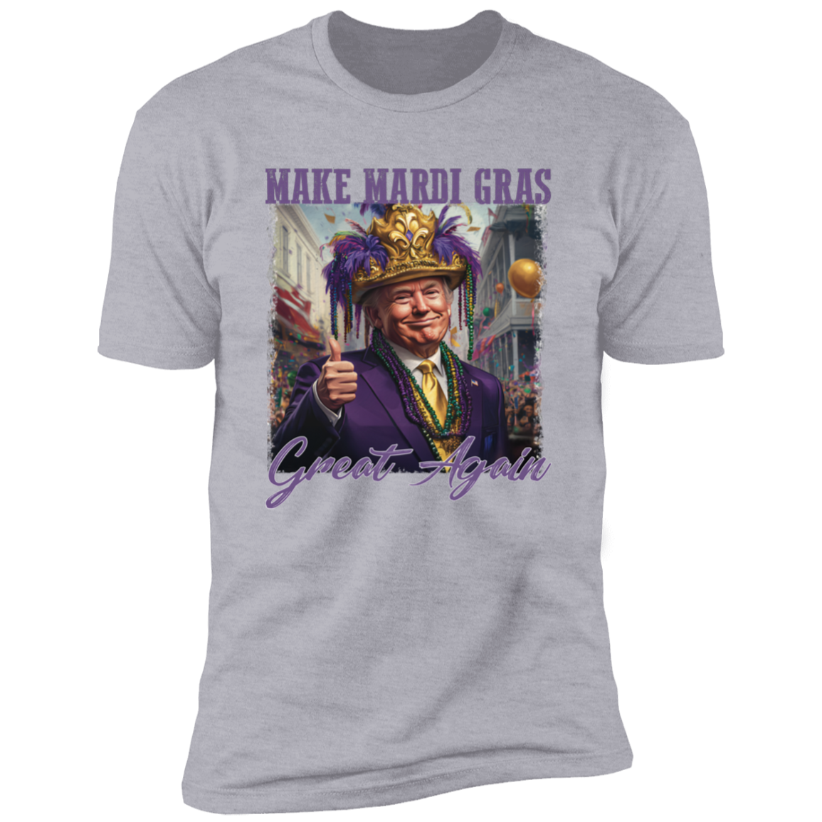 Trump Make Mardi Gras Great Again - Funny Trump Mardi Gras Dark Shirt CH07 67266