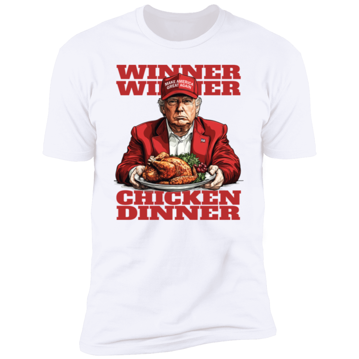 Trump Winner Chicken Dinner Bright Shirt LM32 63891