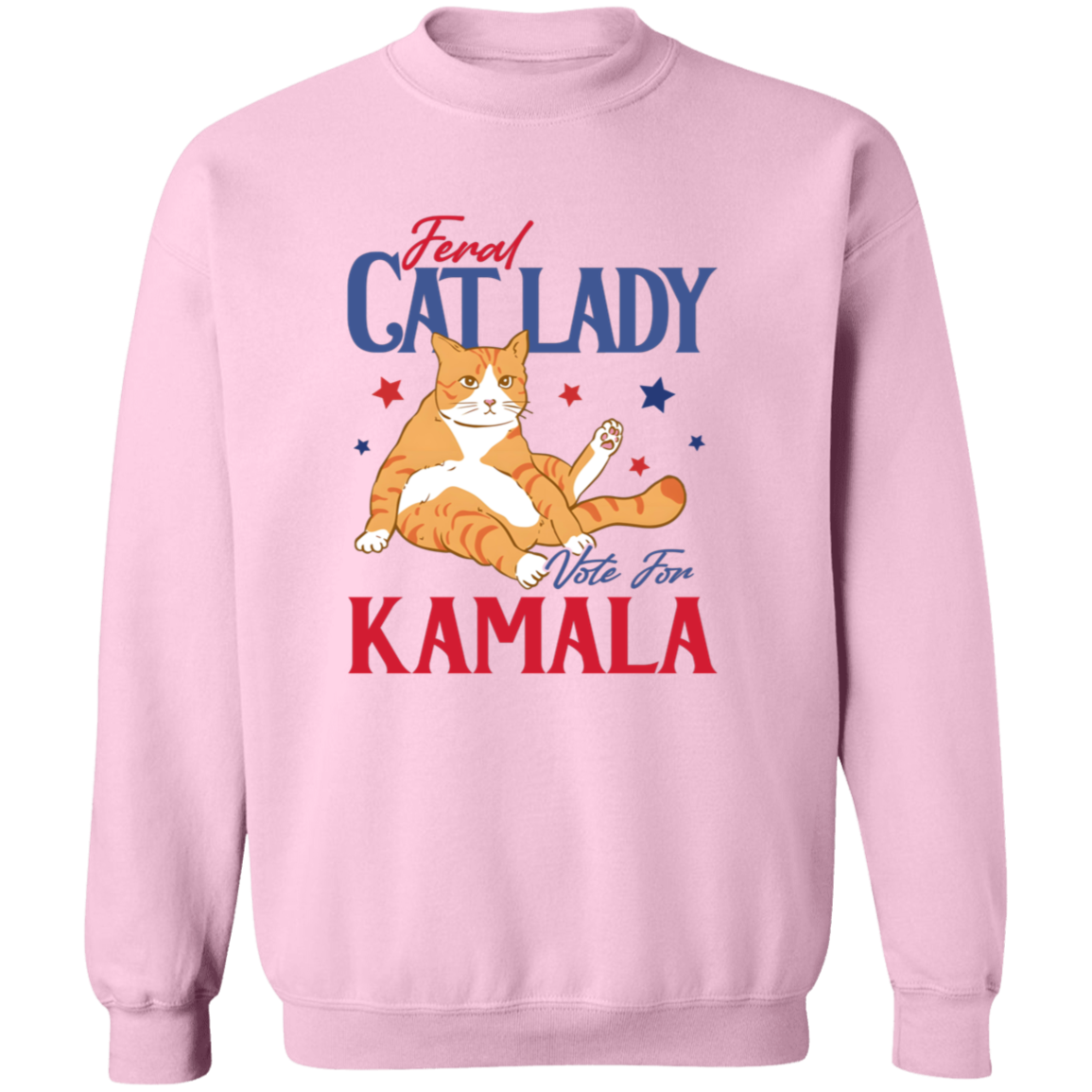 Feral Cat Lady Vote For Kamala Bright Shirt HA75 63502