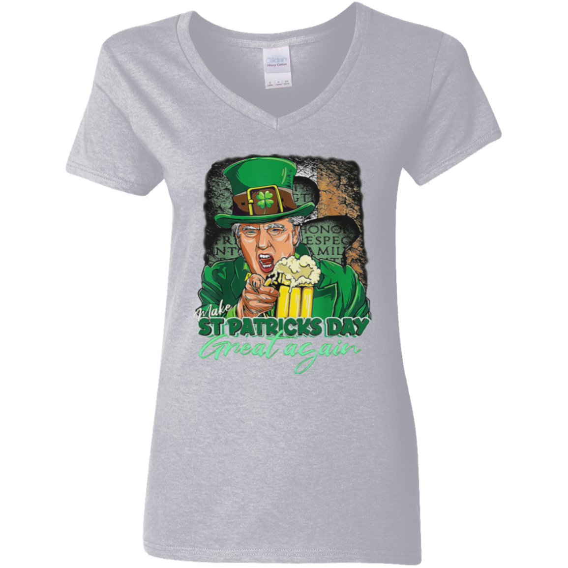 Funny President Trump Make St Patrick's Day Great Again Dark Shirt HO82 65612